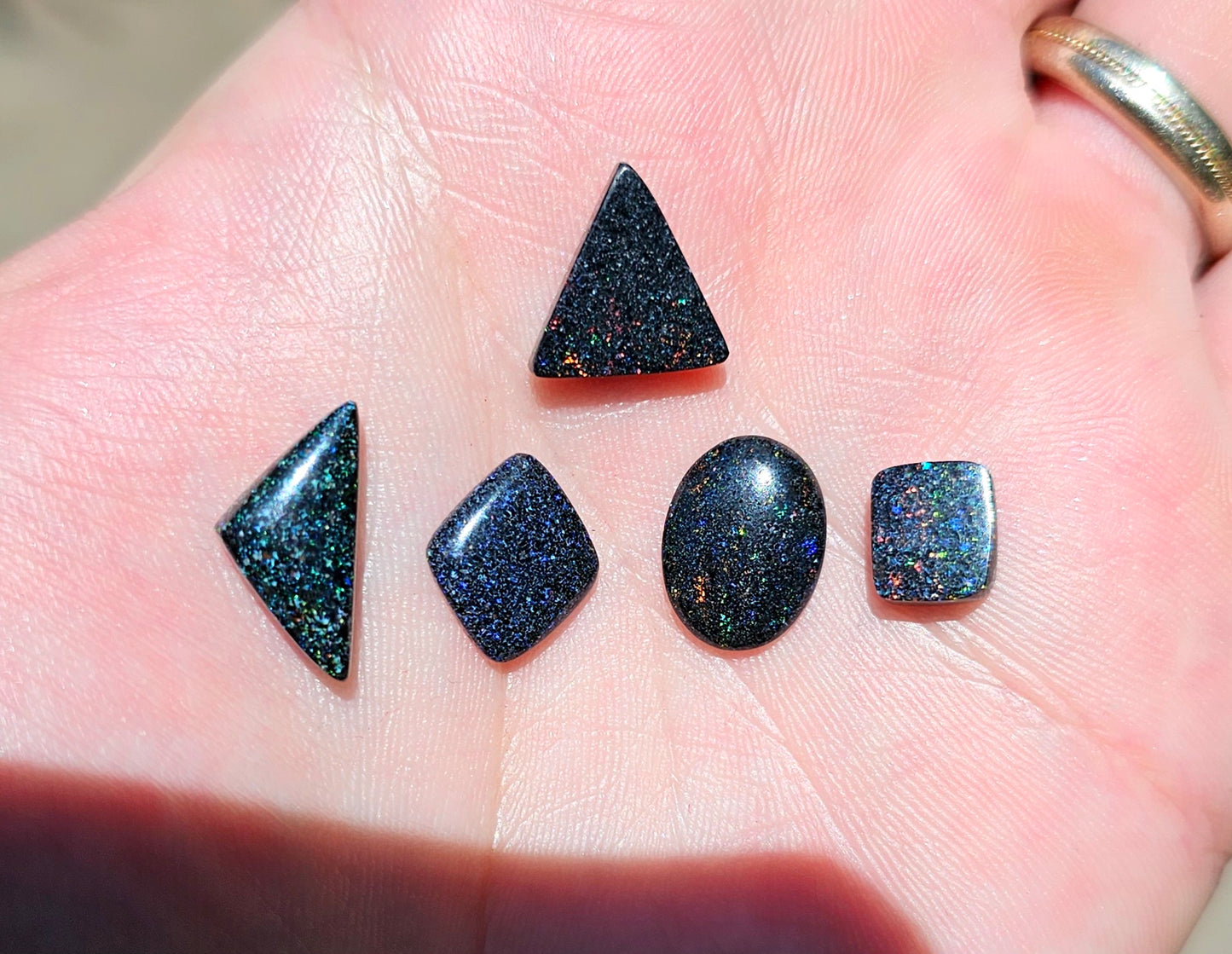 5 x Quality Fairy Boulder Opal 12cts Parcel (QF8)