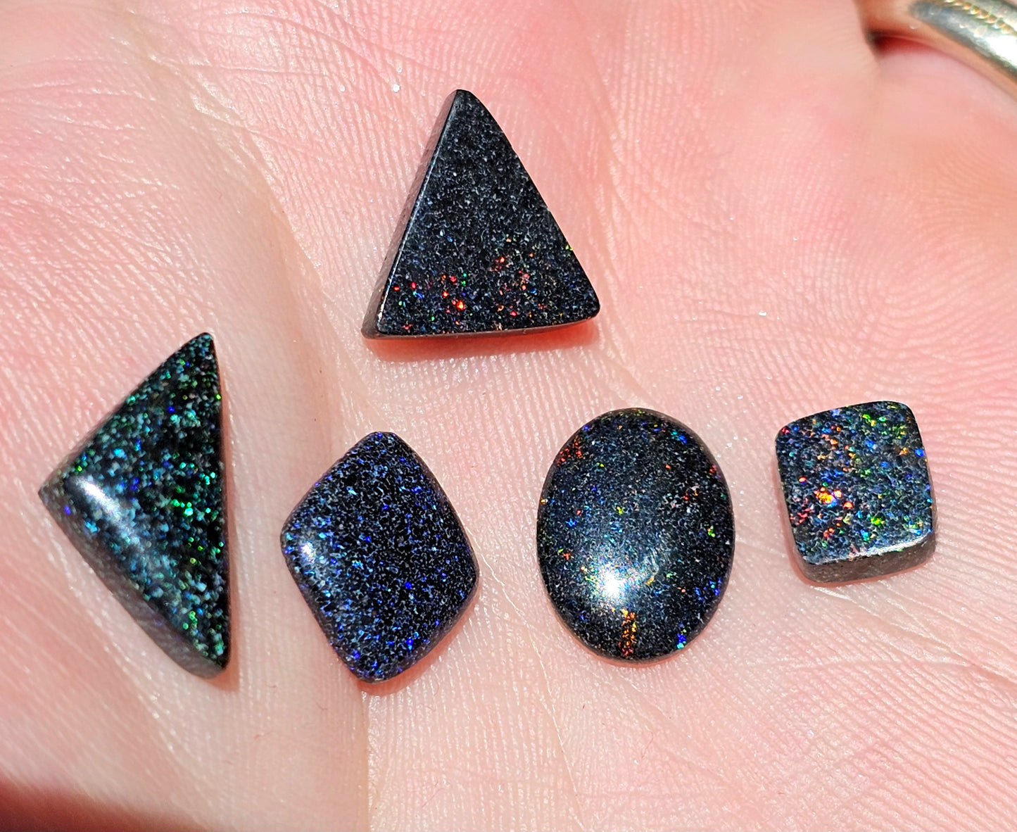 5 x Quality Fairy Boulder Opal 12cts Parcel (QF8)