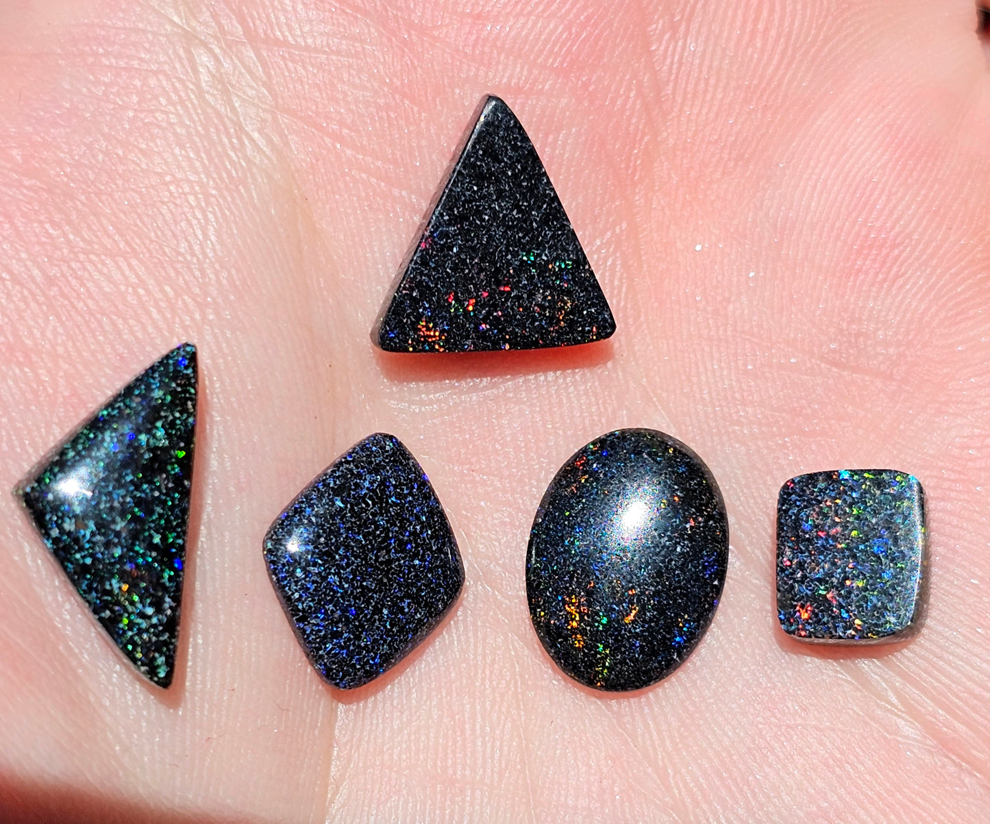 5 x Quality Fairy Boulder Opal 12cts Parcel (QF8)