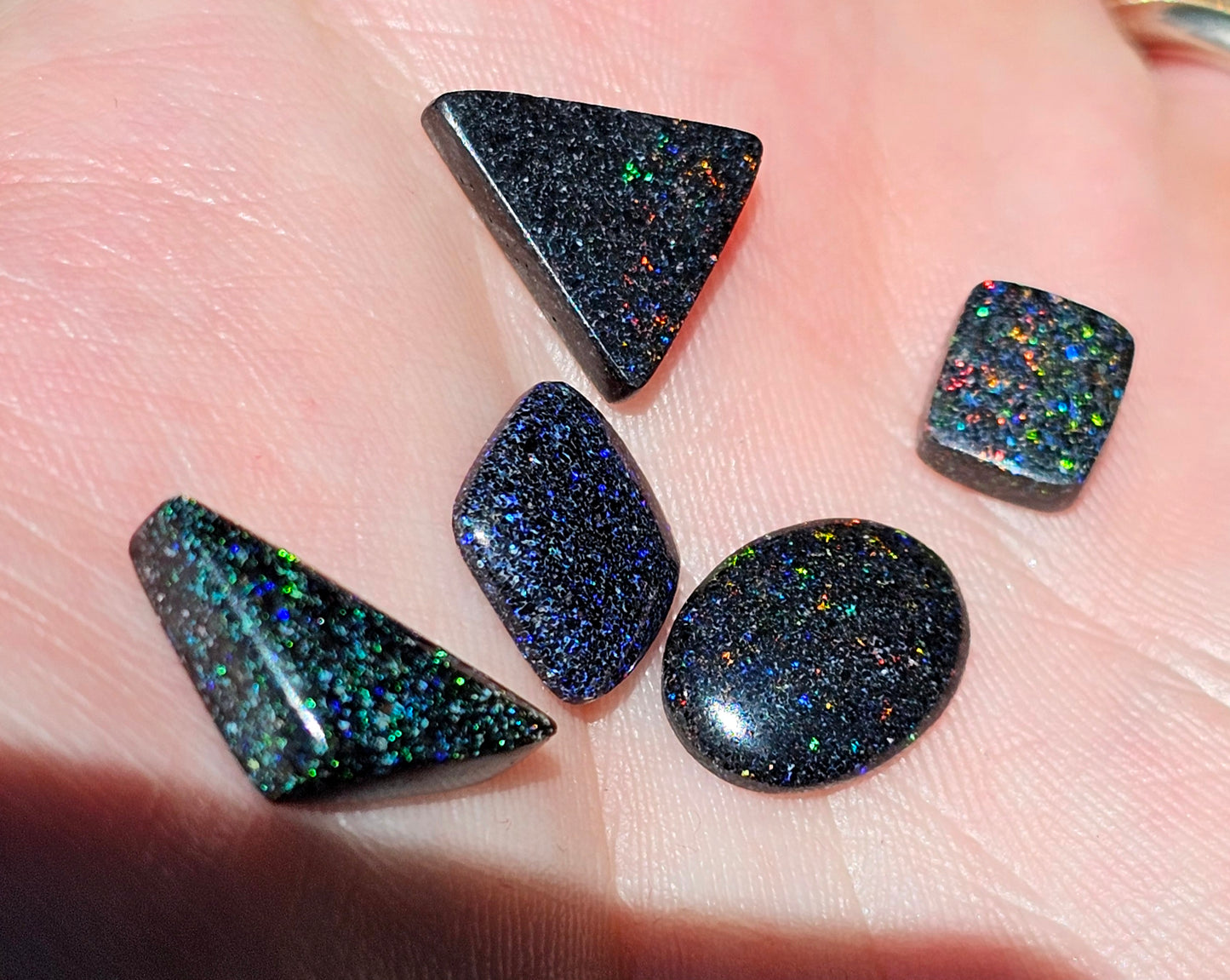 5 x Quality Fairy Boulder Opal 12cts Parcel (QF8)