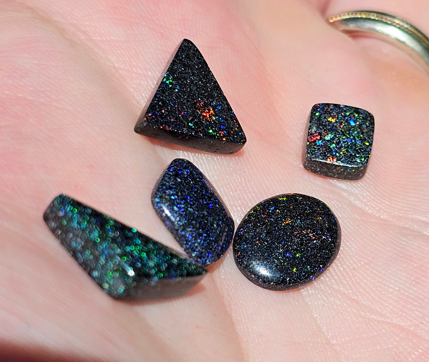 5 x Quality Fairy Boulder Opal 12cts Parcel (QF8)