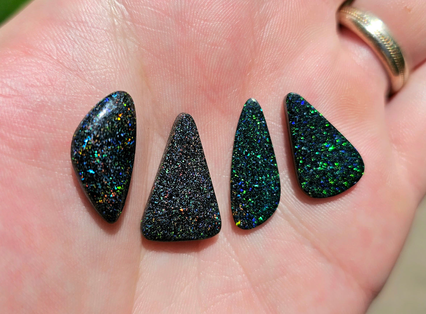 4 x Bold Quality Fairy Boulder Opal 17cts Parcel (QF11)