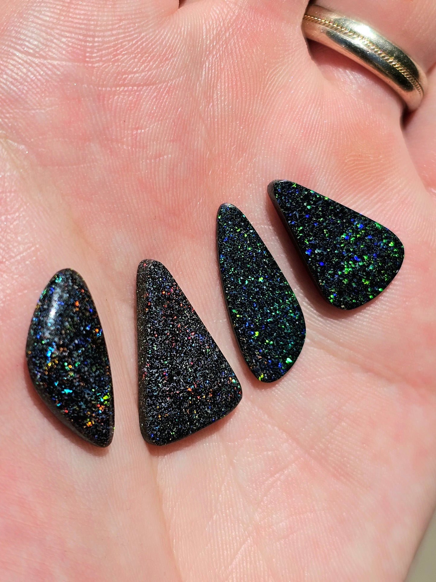 4 x Bold Quality Fairy Boulder Opal 17cts Parcel (QF11)