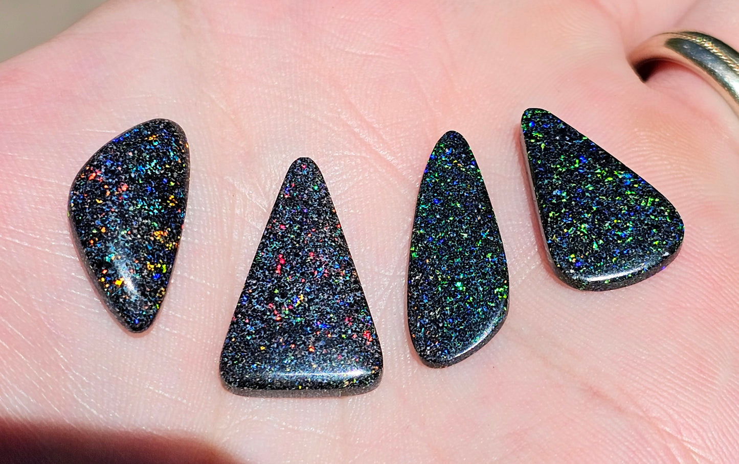 4 x Bold Quality Fairy Boulder Opal 17cts Parcel (QF11)