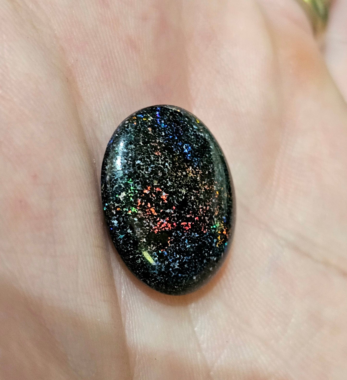 Red Flash Quality Fairy Boulder Opal 12cts (F71)