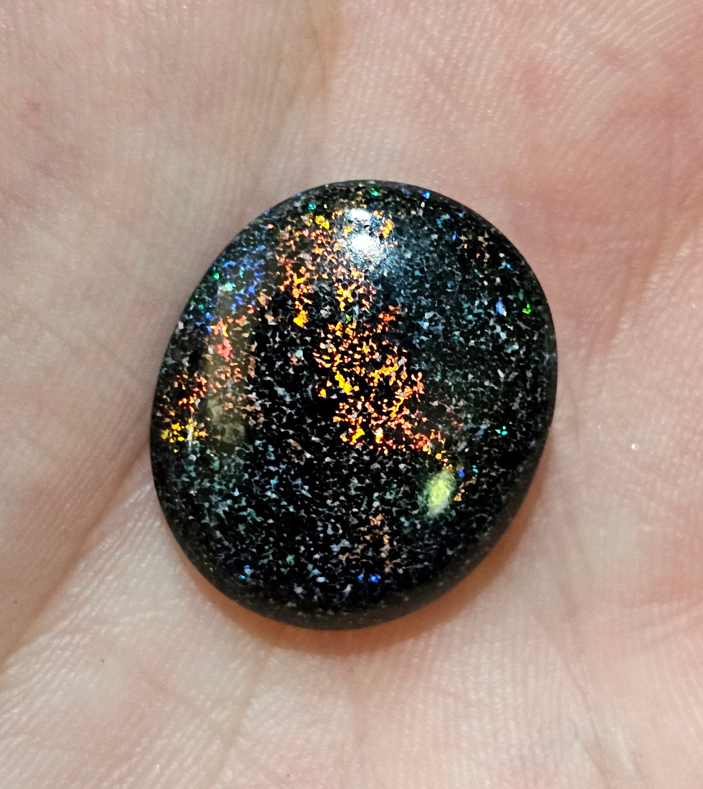 Red Flash Quality Fairy Boulder Opal 12cts (F71)