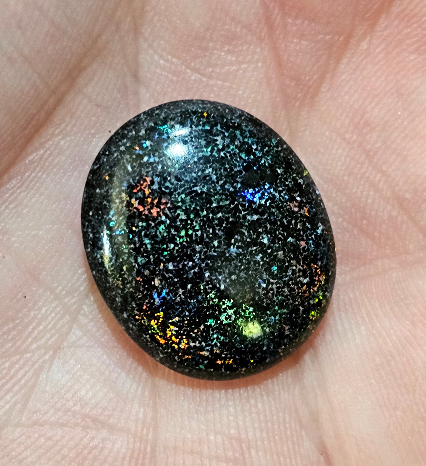 Red Flash Quality Fairy Boulder Opal 12cts (F71)