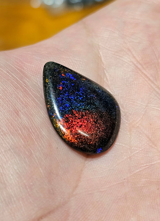 Stunning Red + Blue Quality Fairy Opal 15cts (F15)