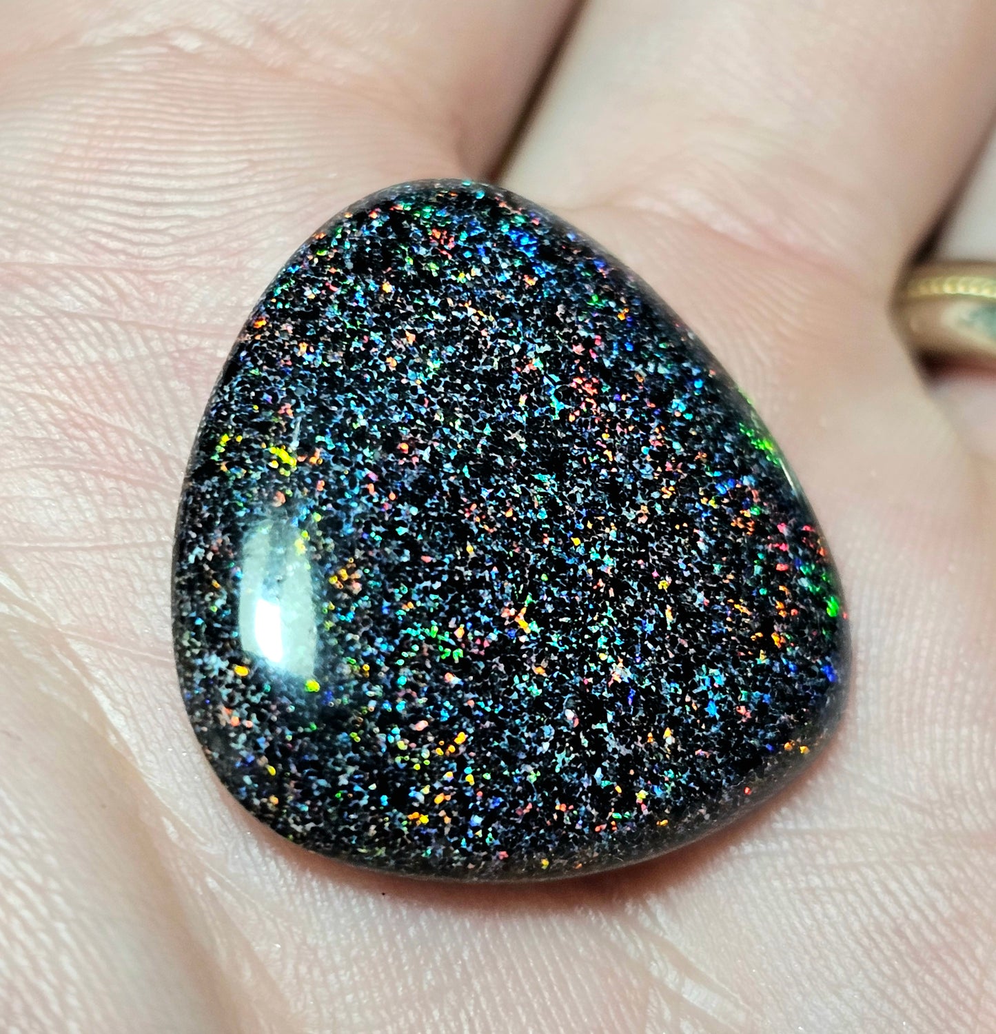 Brilliant Double Sided Fairy Opal with awesome Pinfire! 22cts (JPI59)