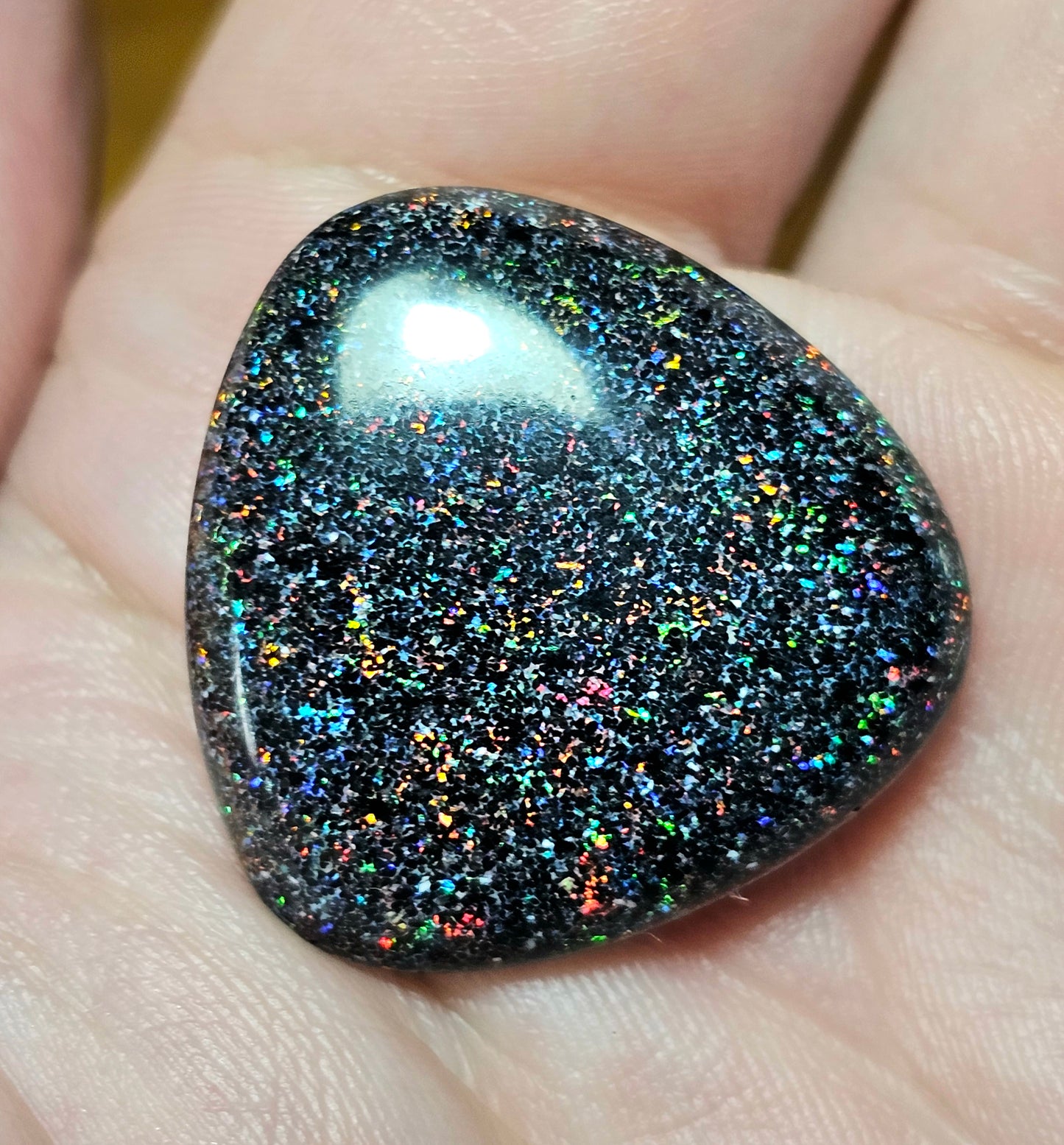 Brilliant Double Sided Fairy Opal with awesome Pinfire! 22cts (JPI59)