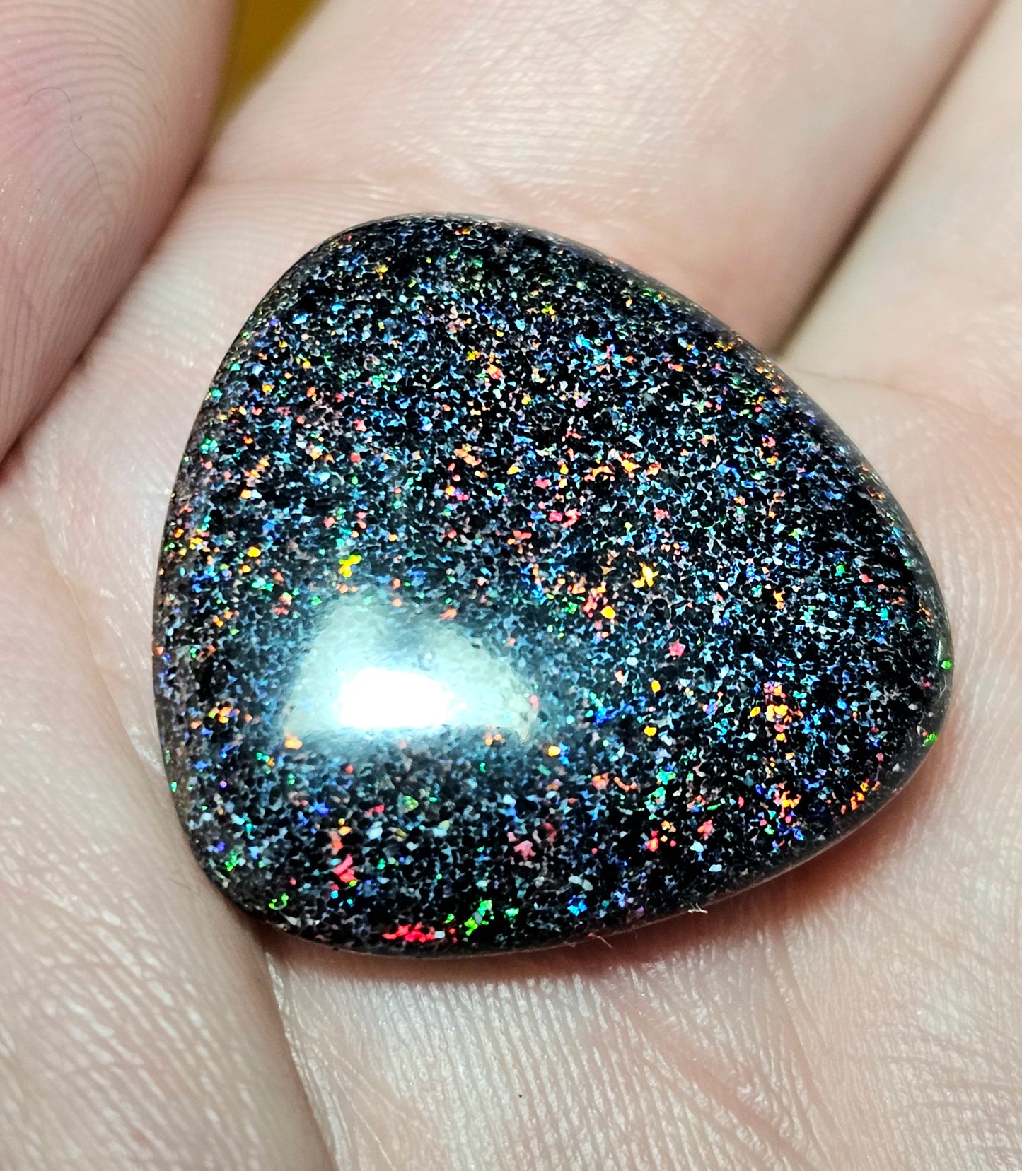 Brilliant Double Sided Fairy Opal with awesome Pinfire! 22cts (JPI59)