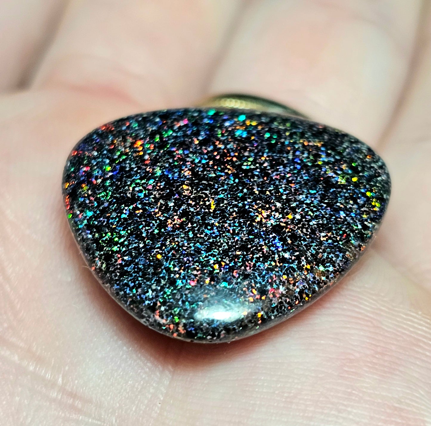 Brilliant Double Sided Fairy Opal with awesome Pinfire! 22cts (JPI59)
