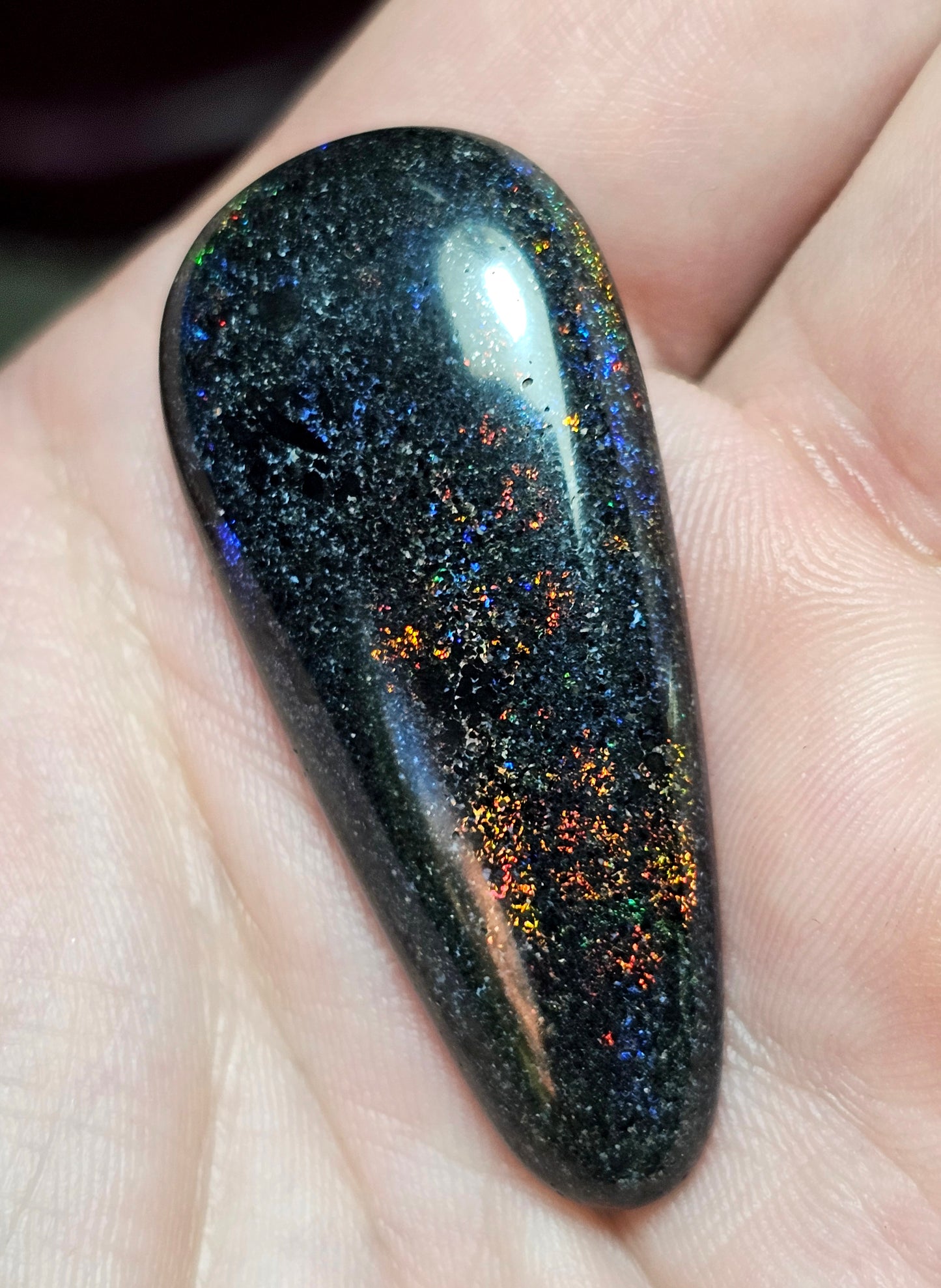 Stunning Fairy Opal with Great Flashy Colour! 33cts (JPI44)