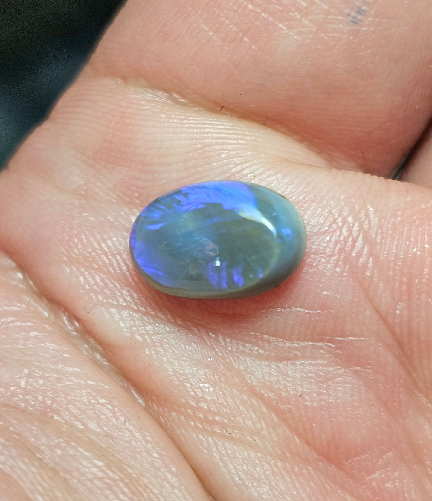 2cts Blue Lightning Ridge Opal! (LRA12)