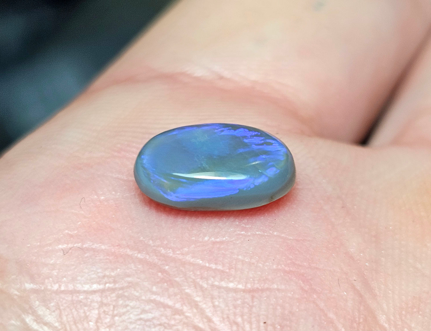 2cts Blue Lightning Ridge Opal! (LRA12)