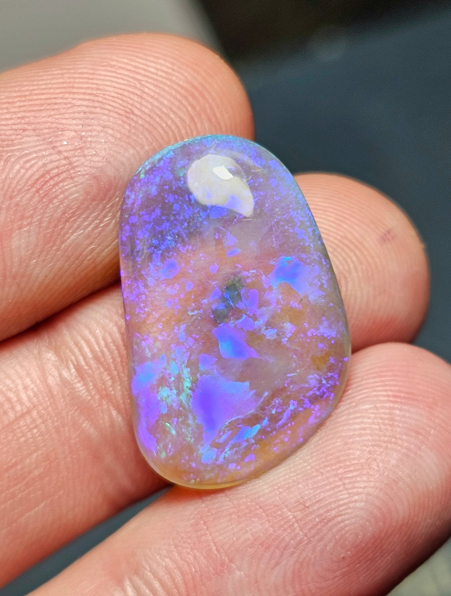 Big Beautiful Blue L/RIDGE CRYSTAL OPAL 11cts (LRD01)