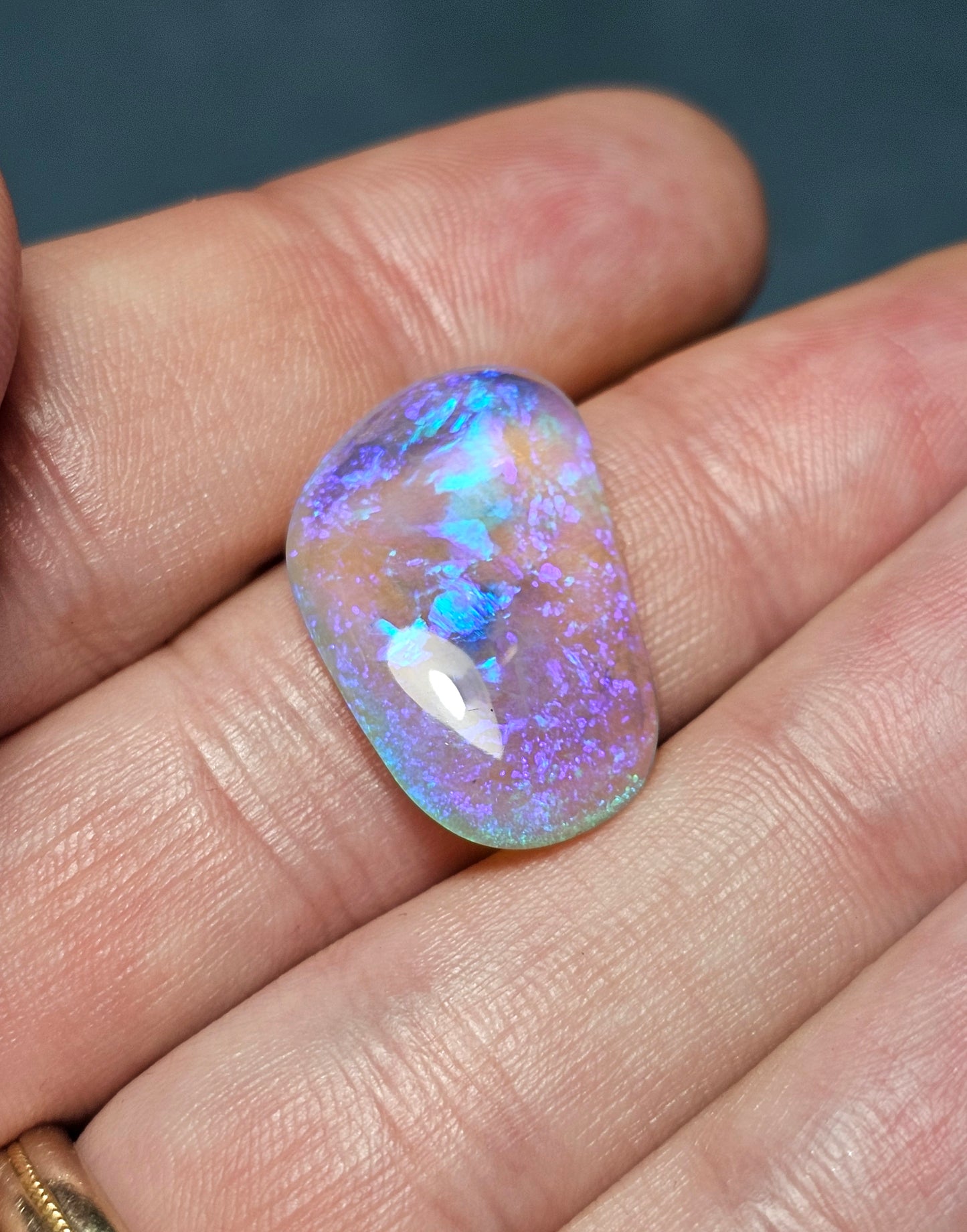Big Beautiful Blue L/RIDGE CRYSTAL OPAL 11cts (LRD01)