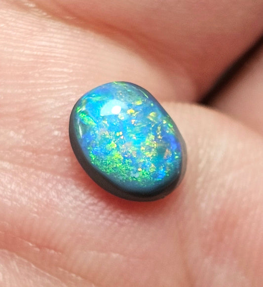 1ct Bright Black Opal(NLR04)