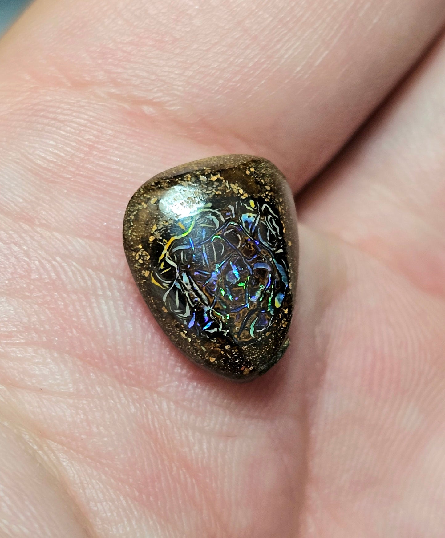 5.90cts Green Boulder Opal (WNB07)