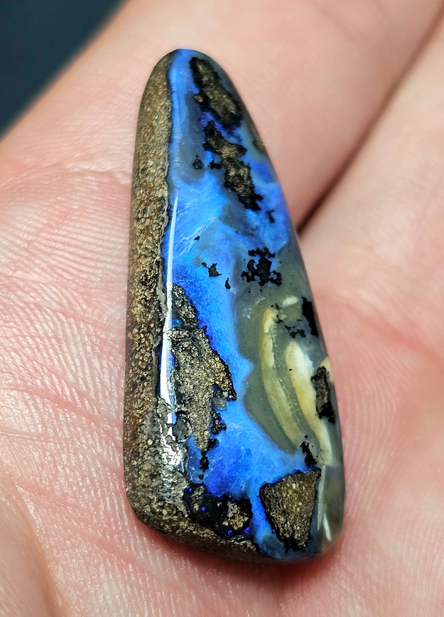 22cts Classy Blue Boulder Opal (WNB01)