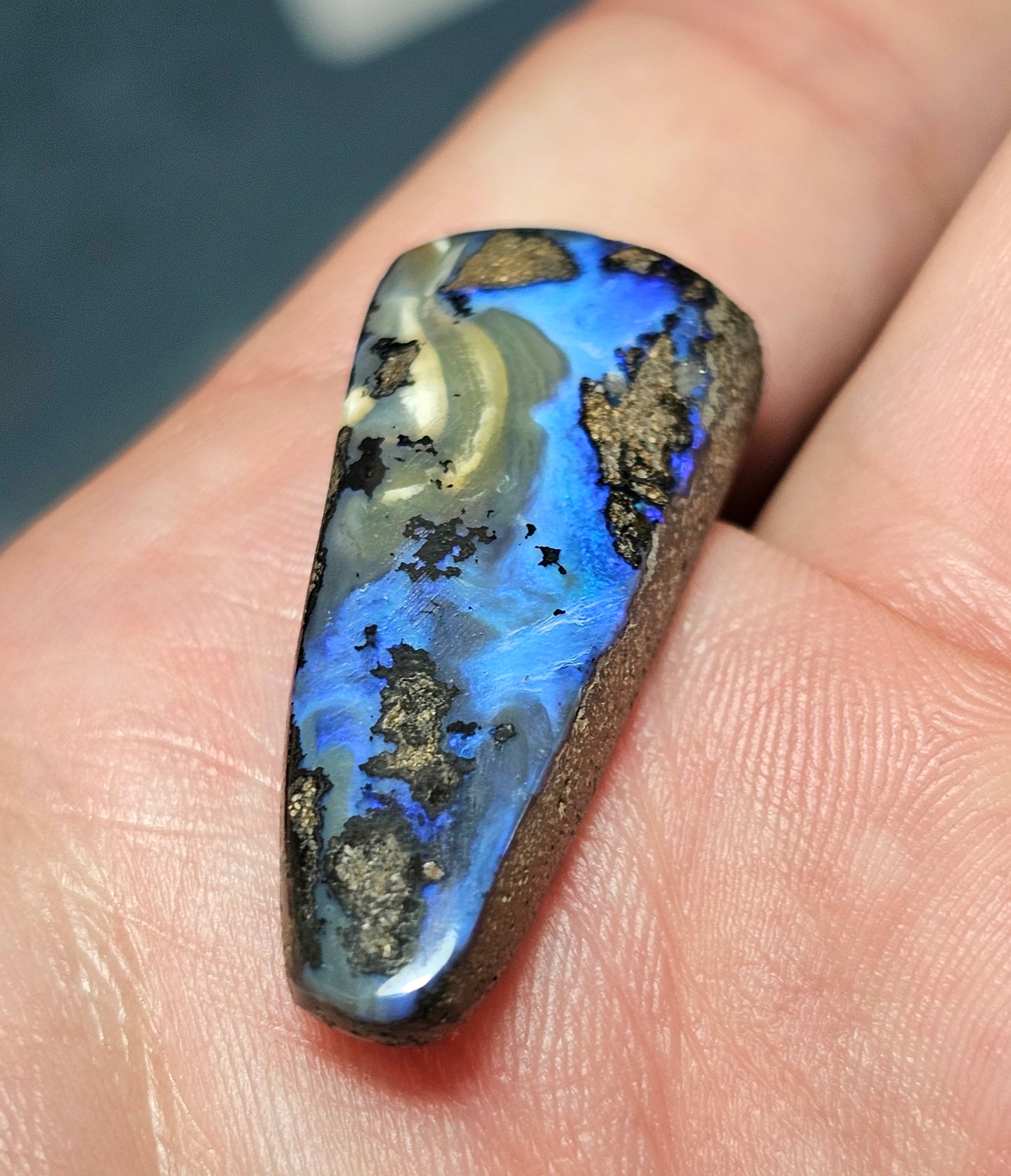 22cts Classy Blue Boulder Opal (WNB01)