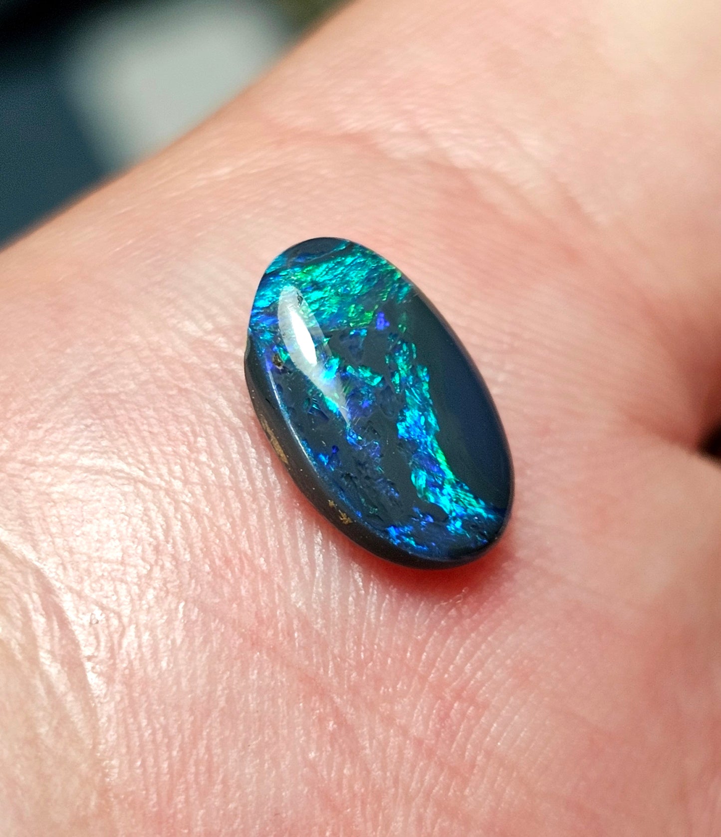 1.90ct Elegant L/Ridge Black Opal