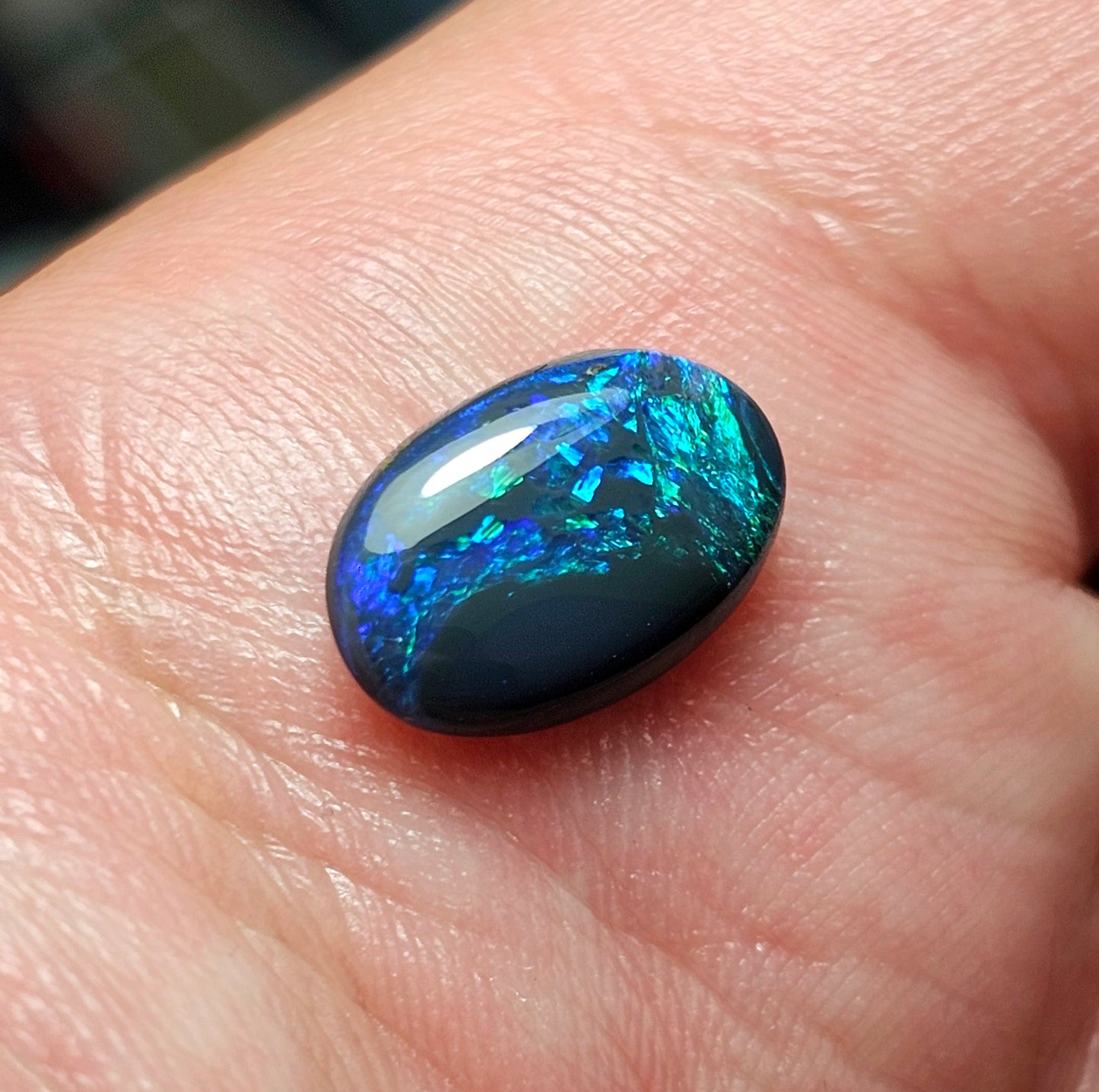 1.90ct Elegant L/Ridge Black Opal