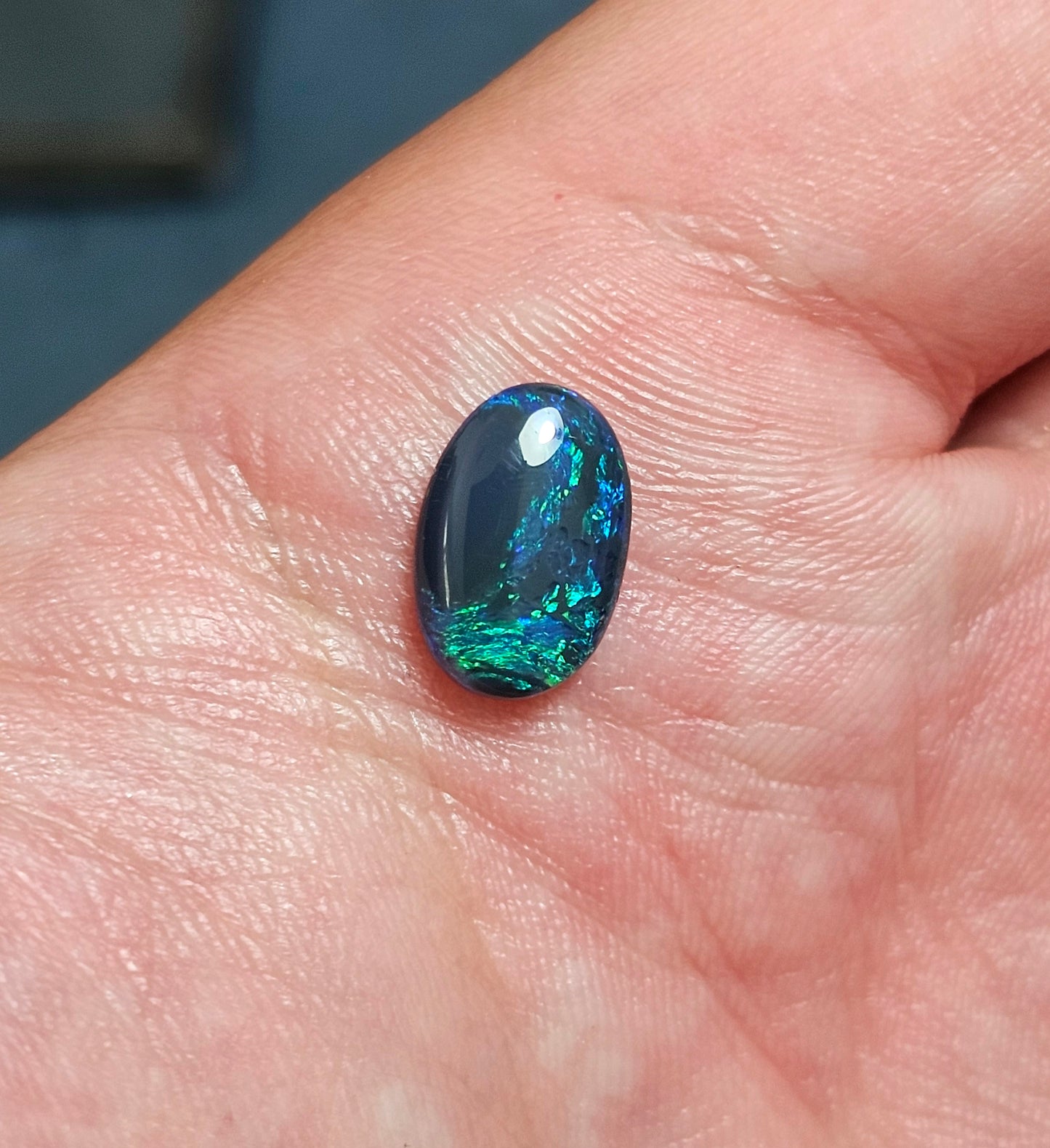 1.90ct Elegant L/Ridge Black Opal