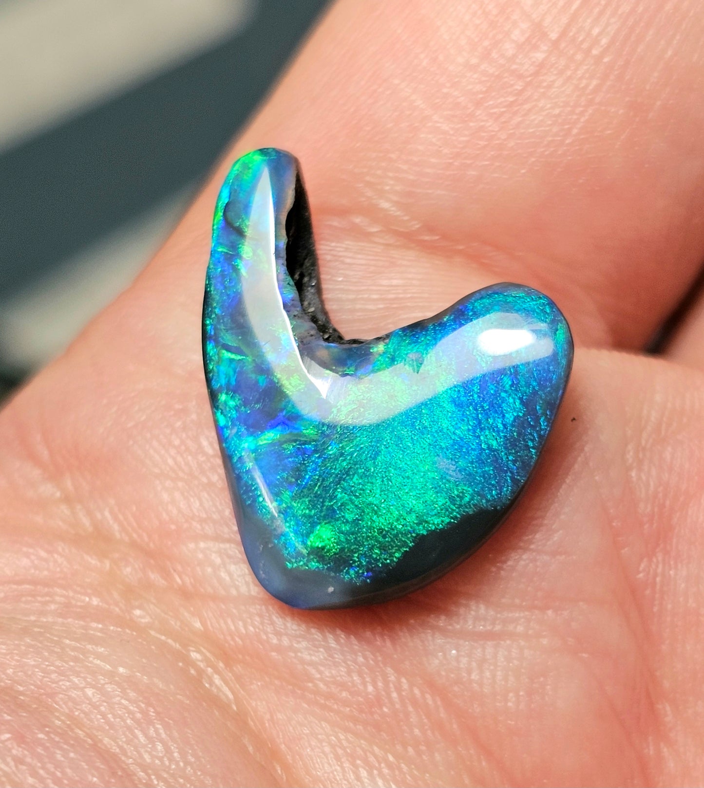 5.95ct Unique Black Opal