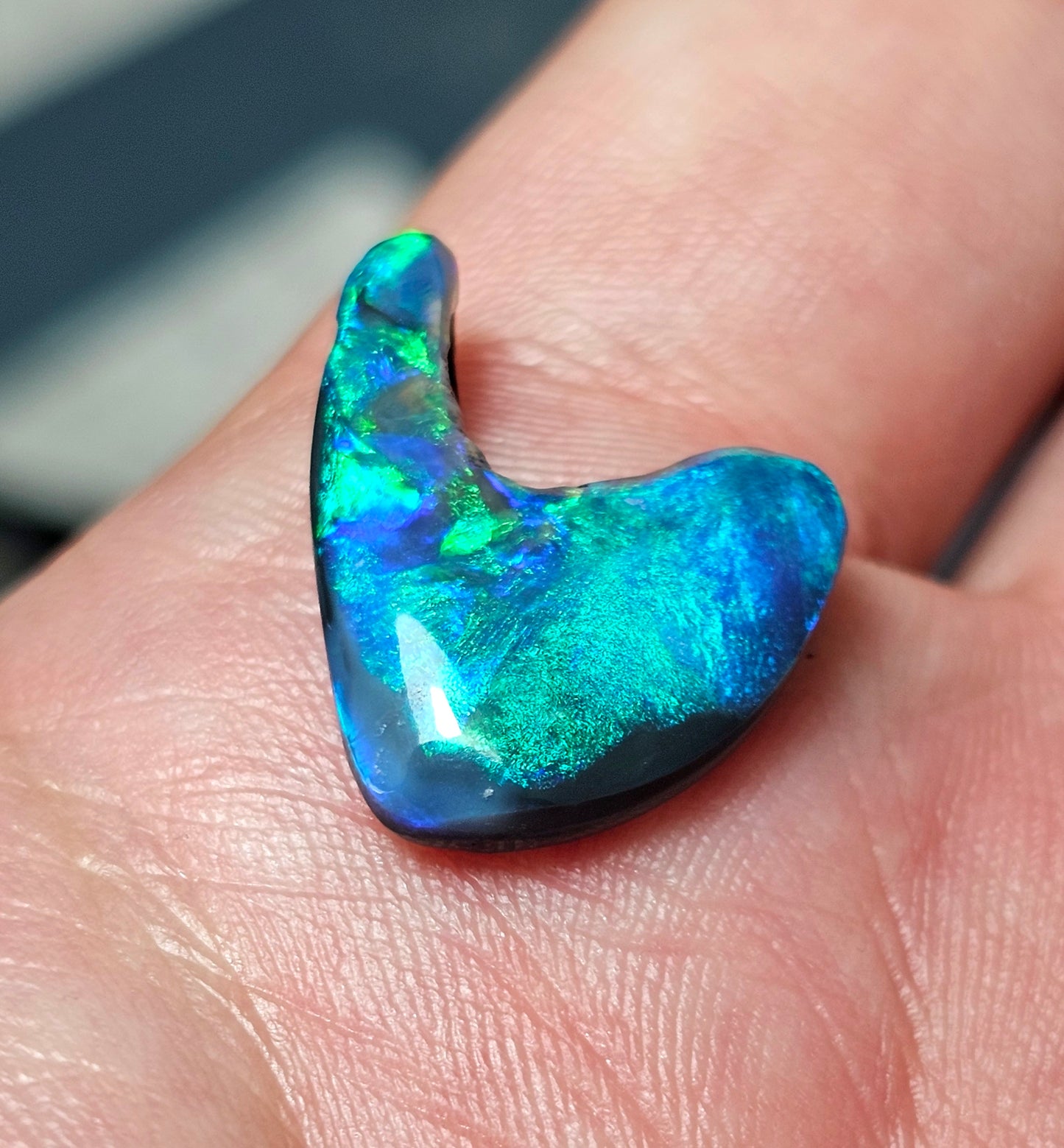 5.95ct Unique Black Opal