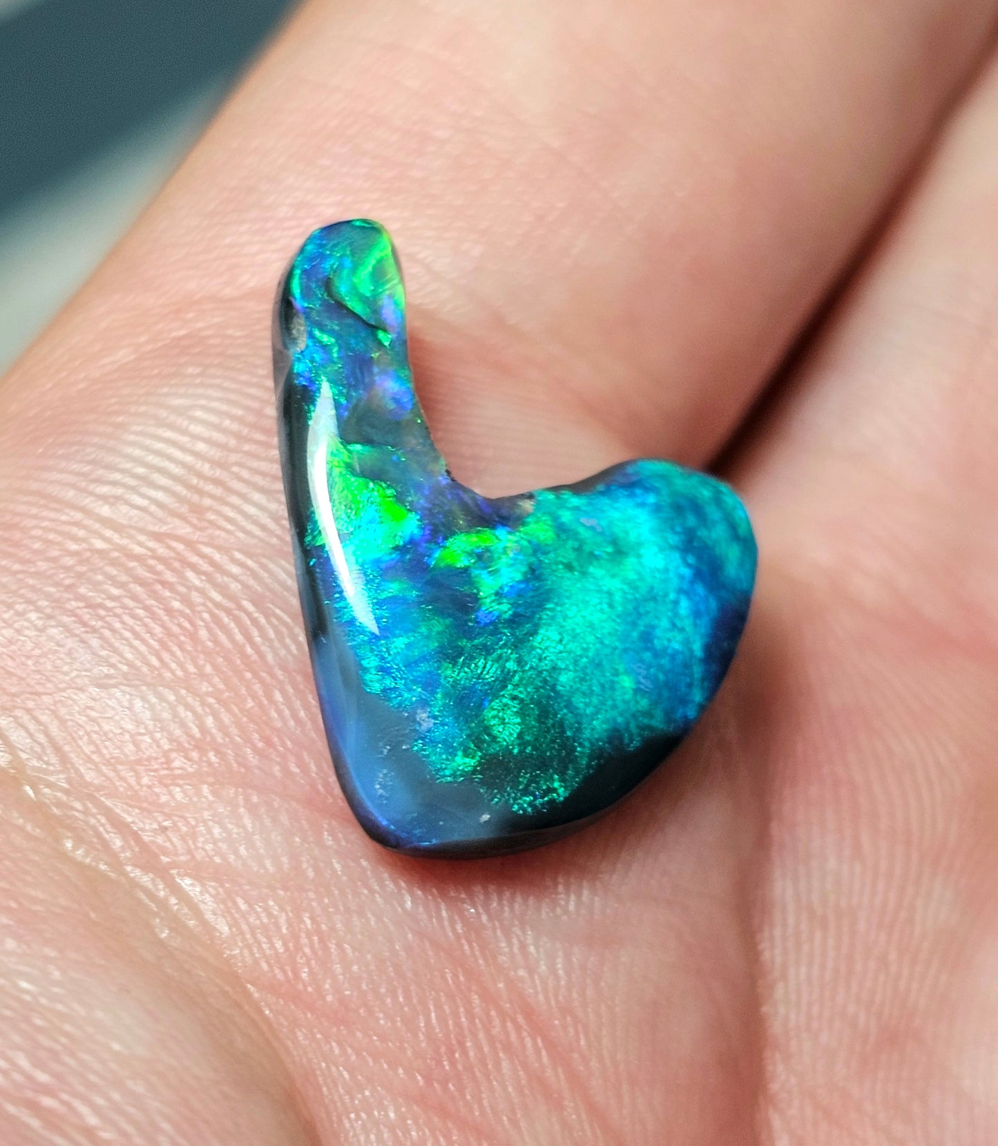 5.95ct Unique Black Opal
