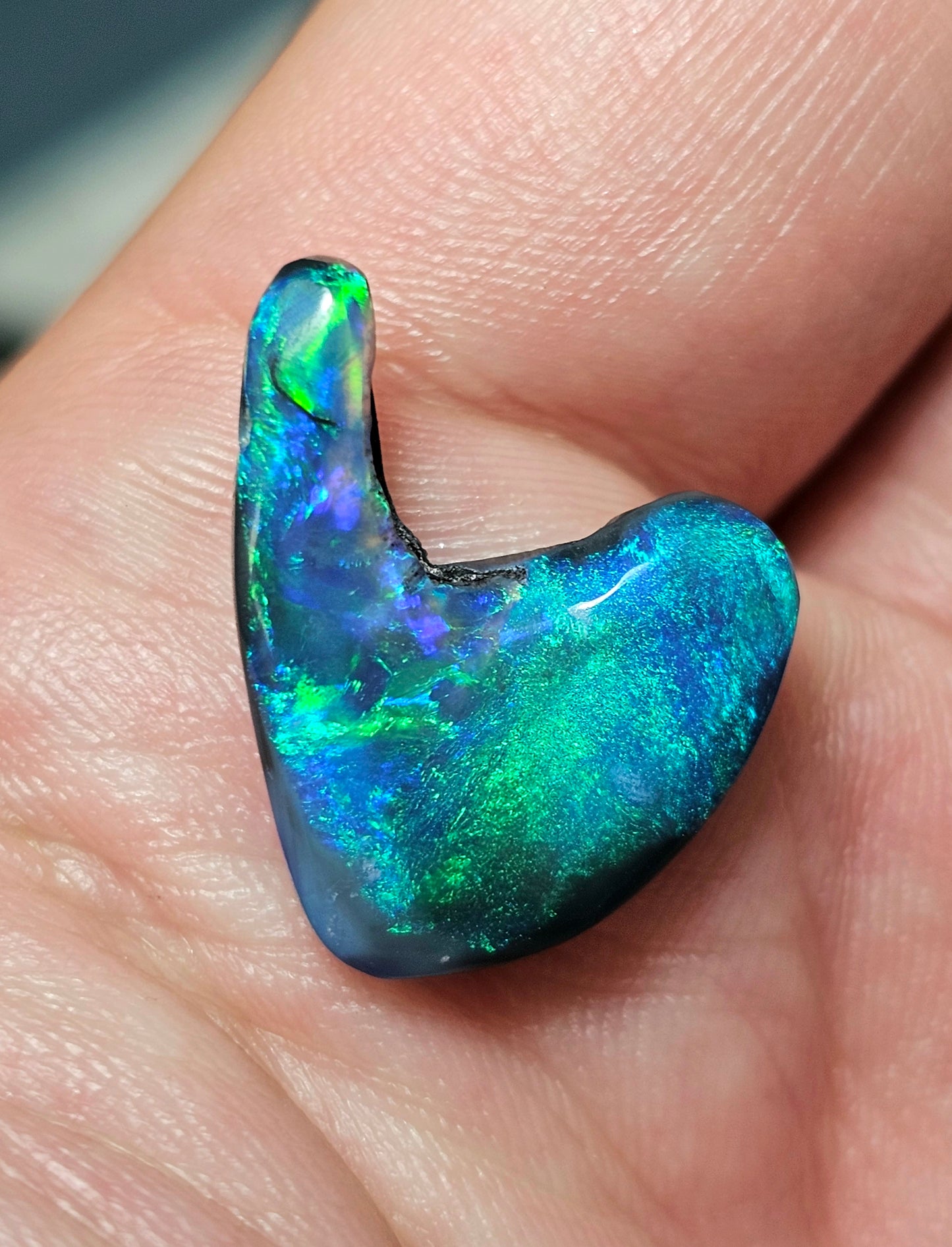 5.95ct Unique Black Opal