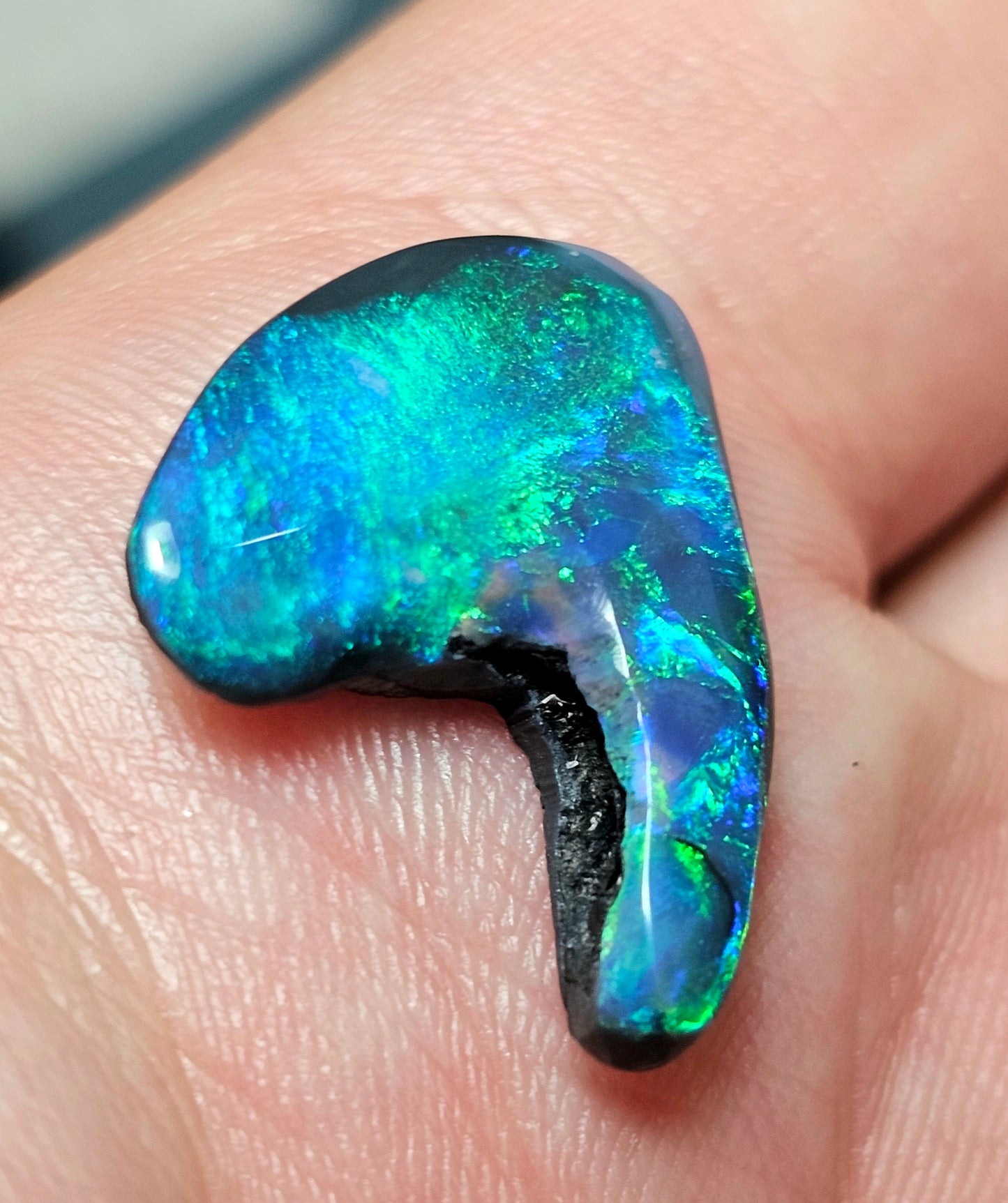 5.95ct Unique Black Opal