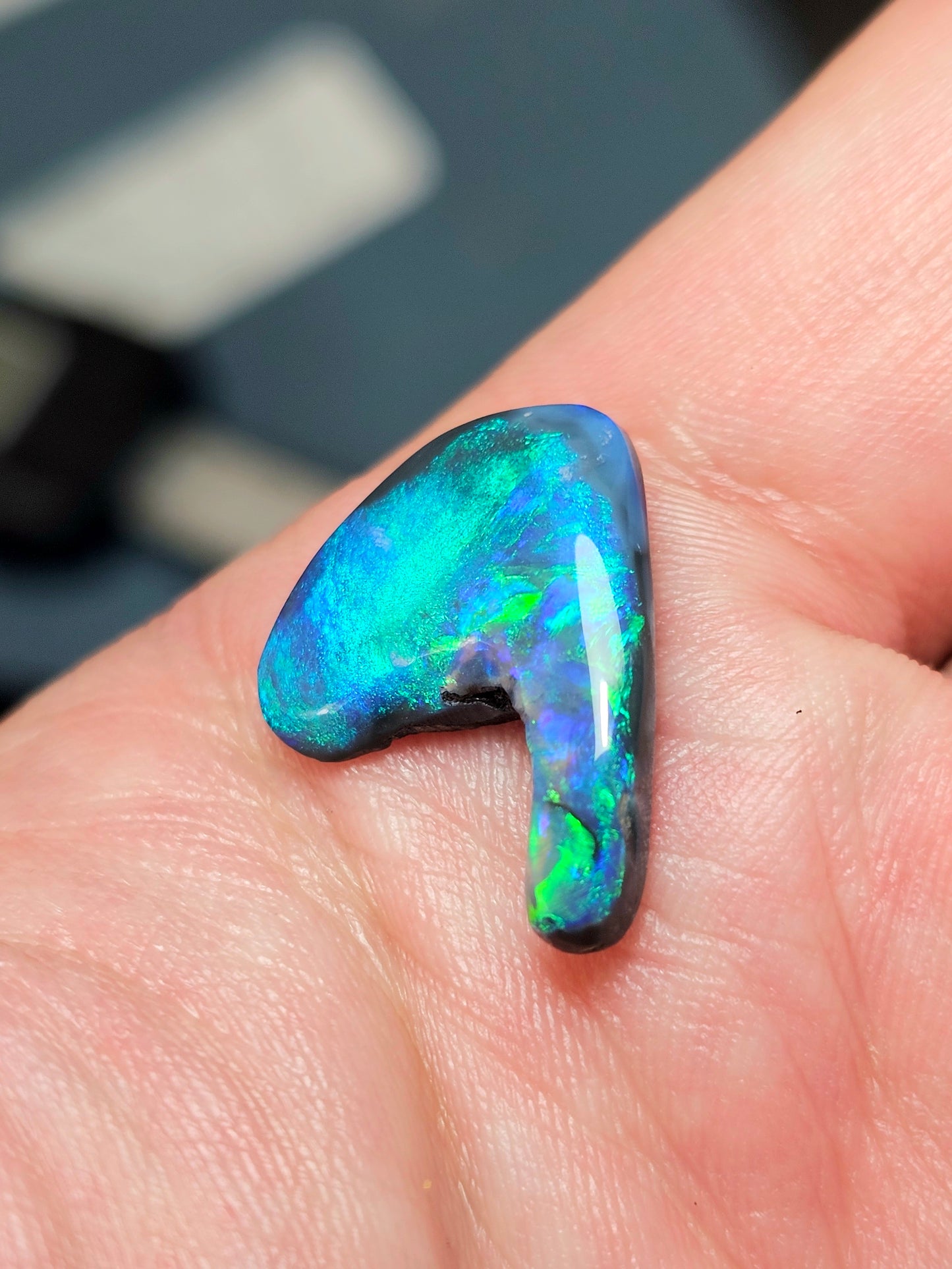 5.95ct Unique Black Opal