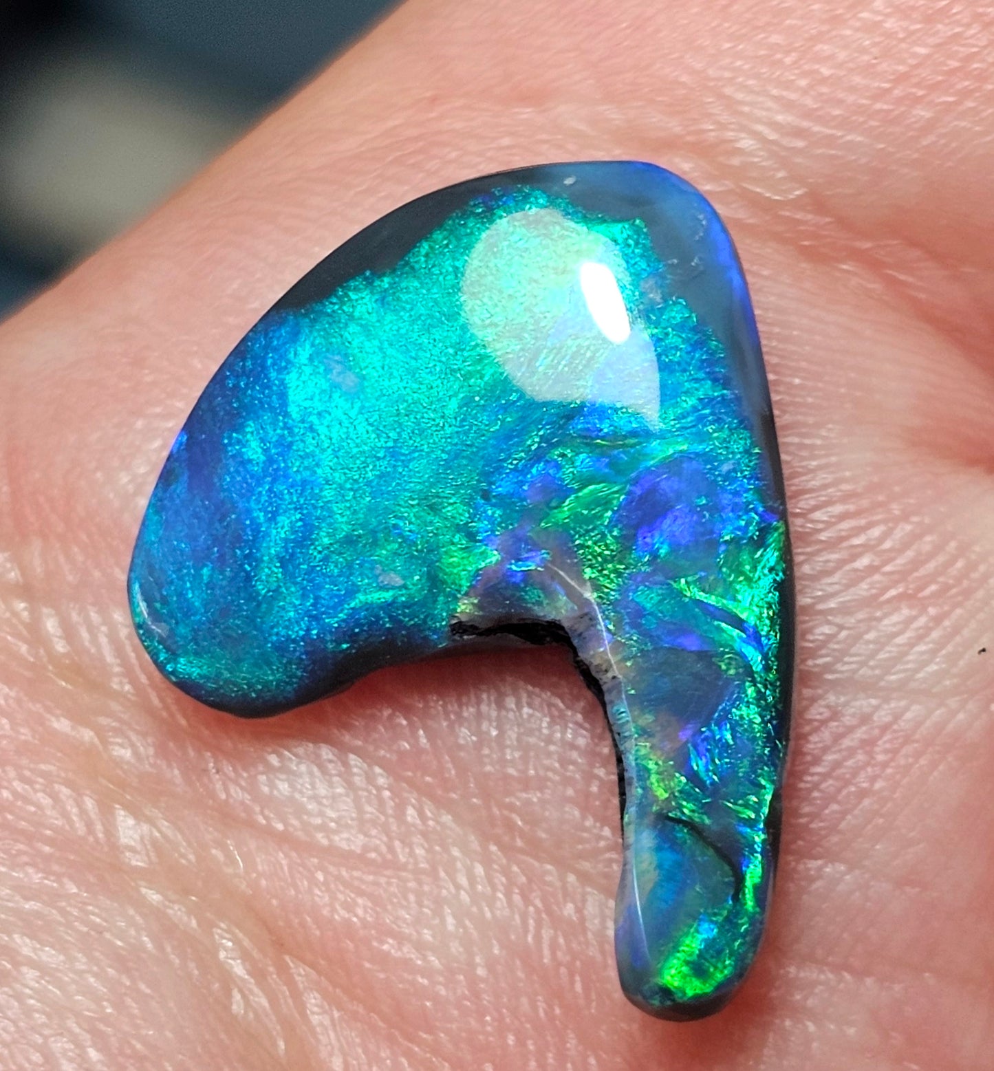 5.95ct Unique Black Opal