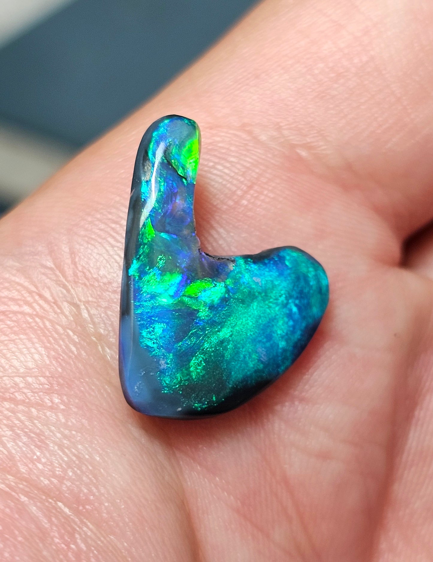 5.95ct Unique Black Opal