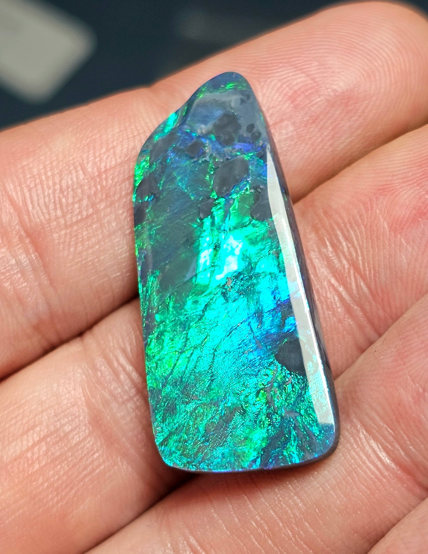 23.90cts Superb Black Opal!!