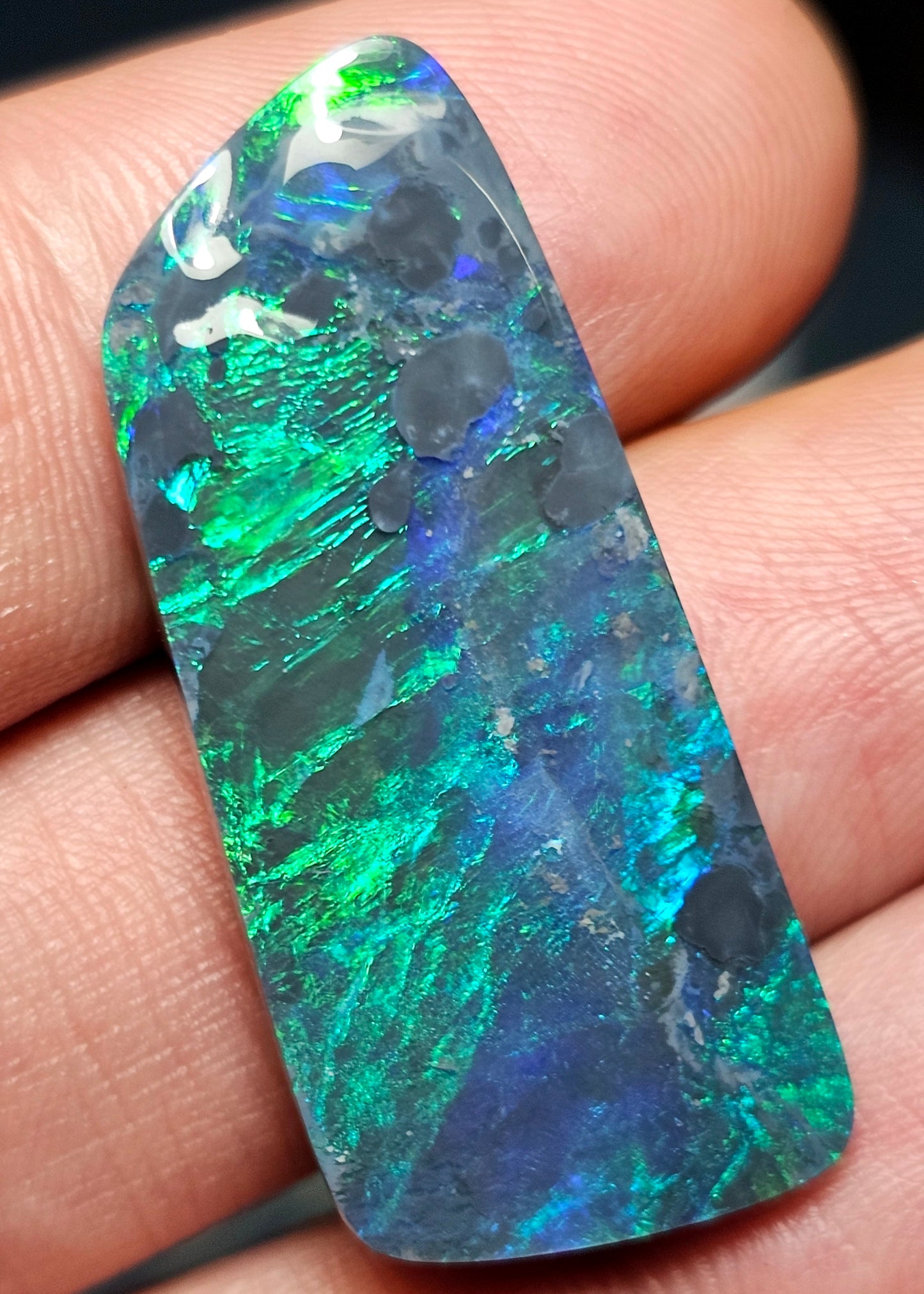 23.90cts Superb Black Opal!!