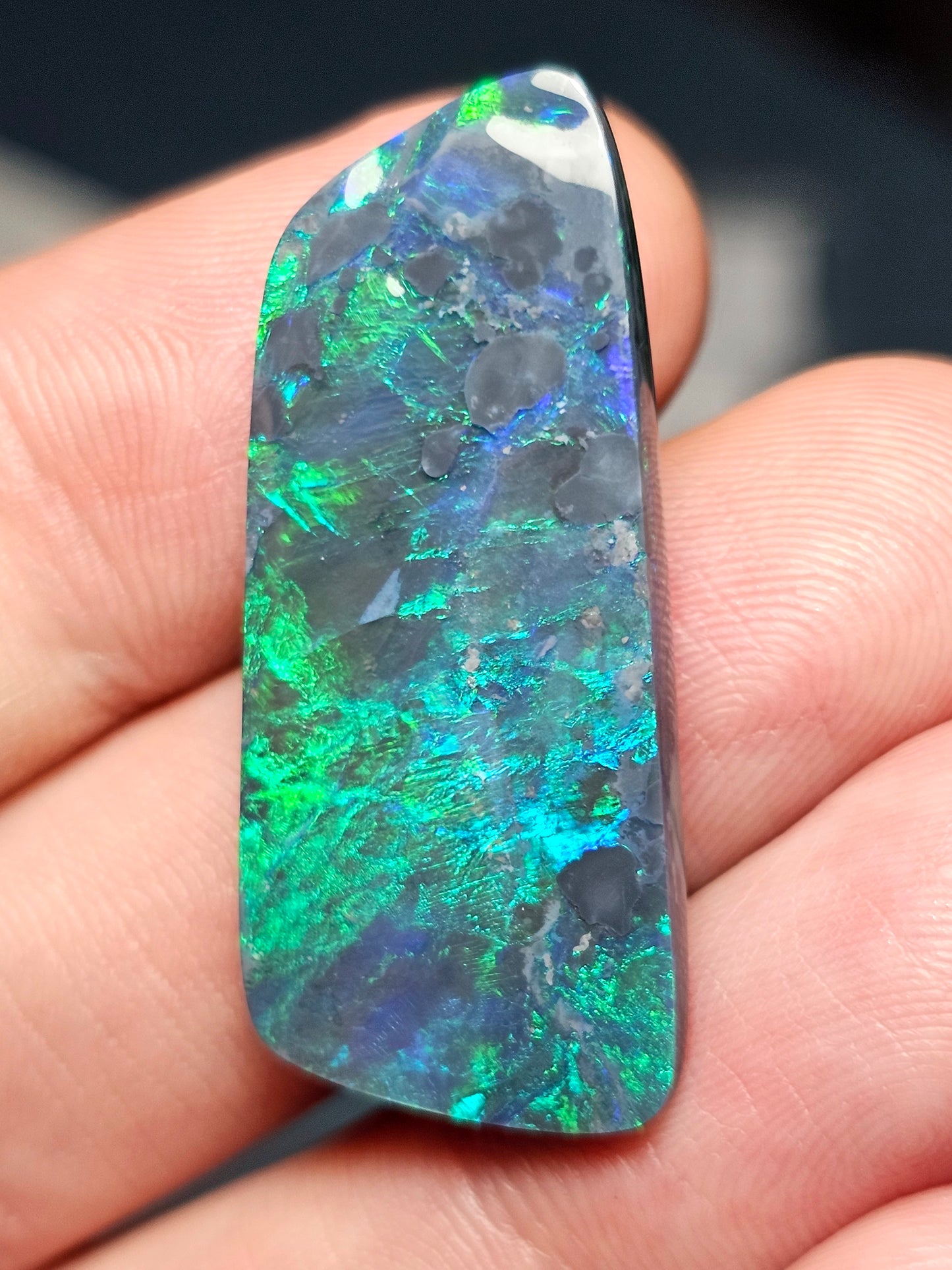 23.90cts Superb Black Opal!!