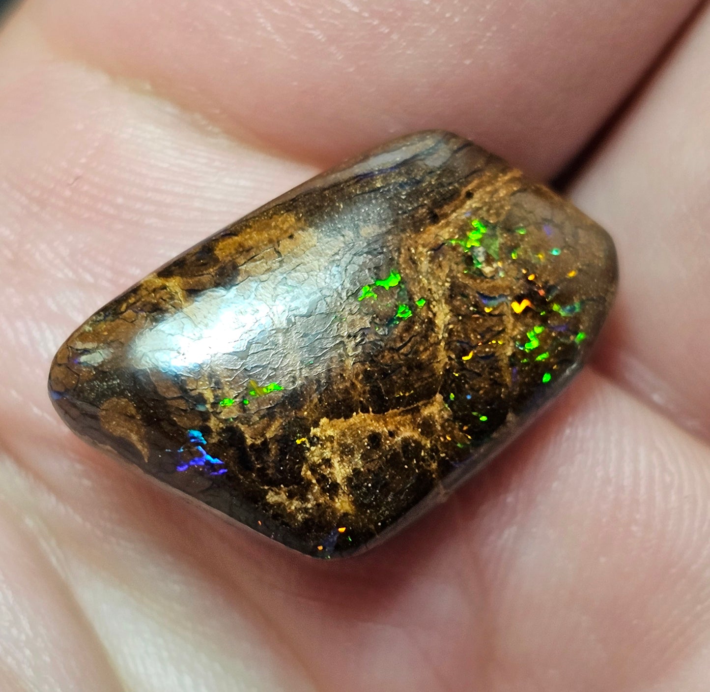 12cts Lovely Colourful Boulder Opal (Christmas Sale) (WNB12)