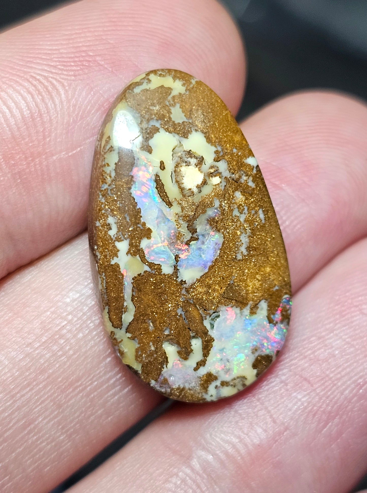 19cts Red Flashes Boulder Opal (Christmas Sale) (WNB15)