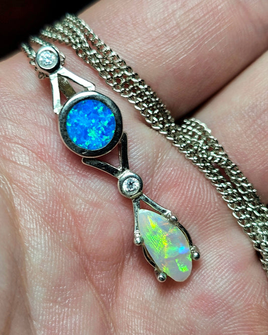 Australian Opal S/Silver Pendant! (DP3)