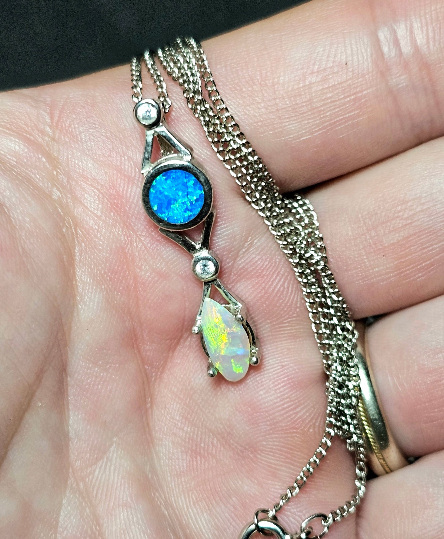 Australian Opal S/Silver Pendant! (DP3)