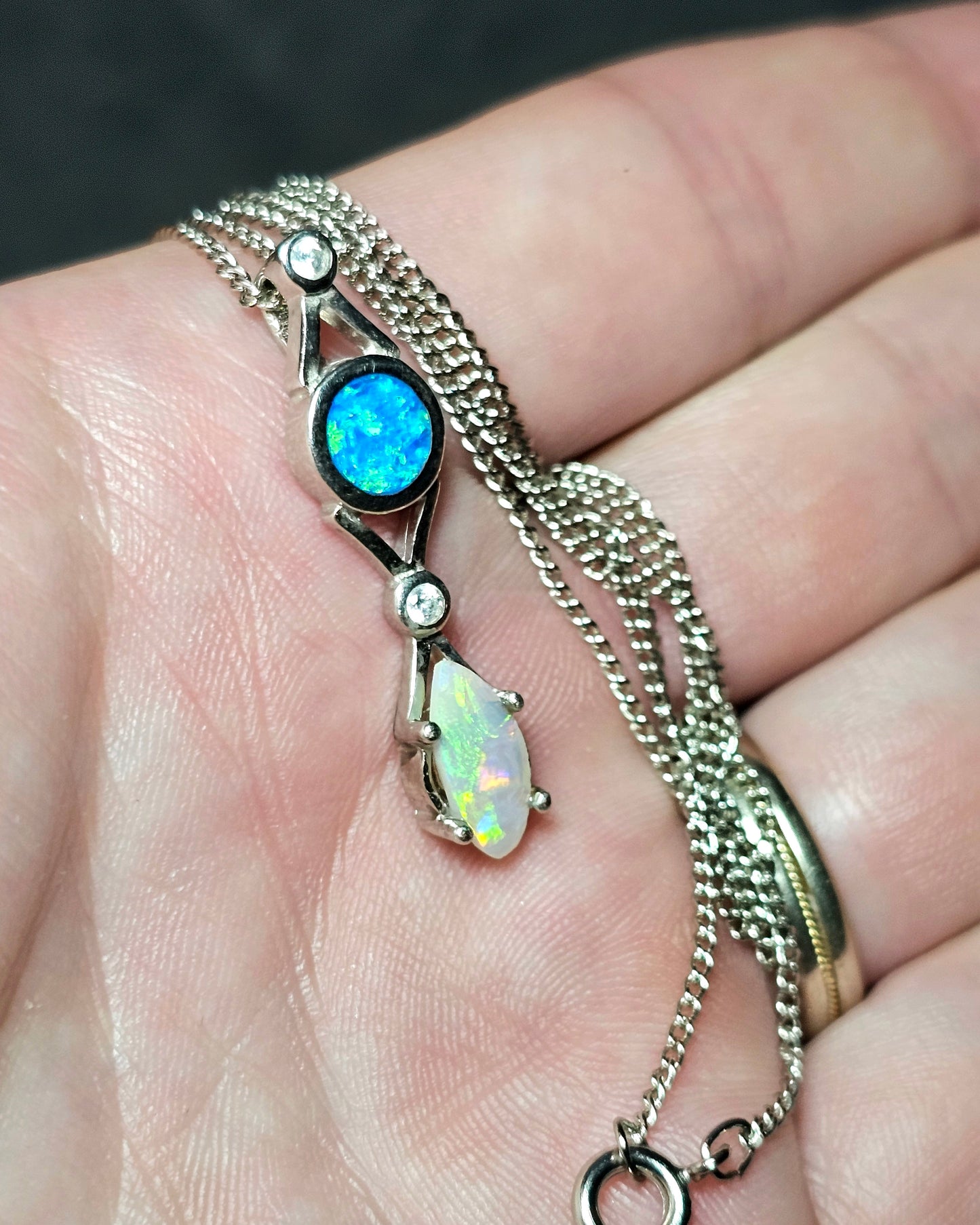 Australian Opal S/Silver Pendant! (DP3)