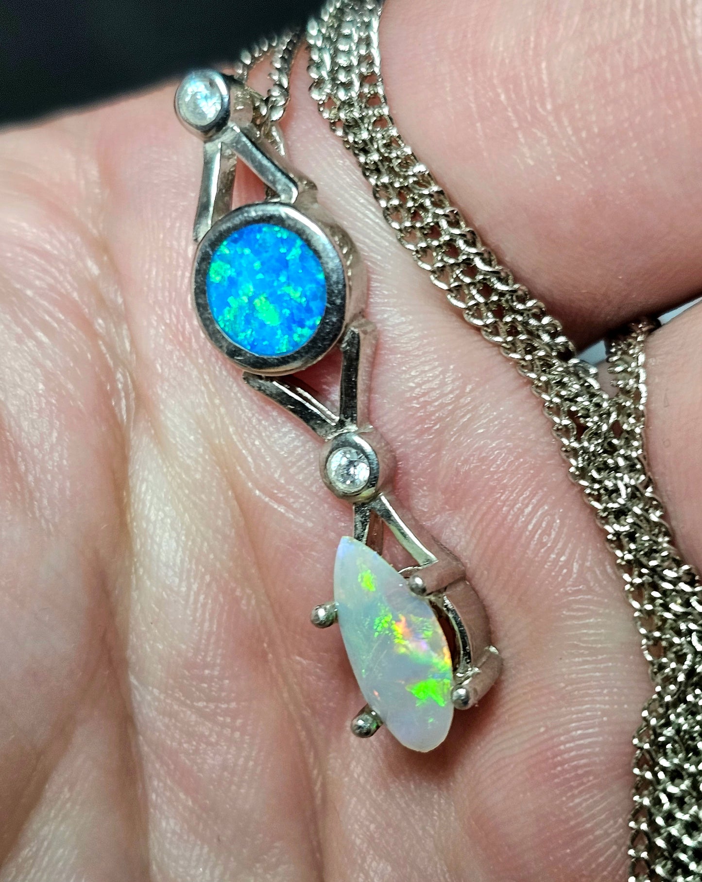 Australian Opal S/Silver Pendant! (DP3)