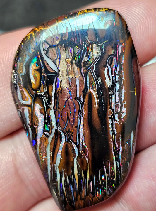 101cts Koroit Nut Boulder Opal with a Spectacular Pattern!!(JSMD10)