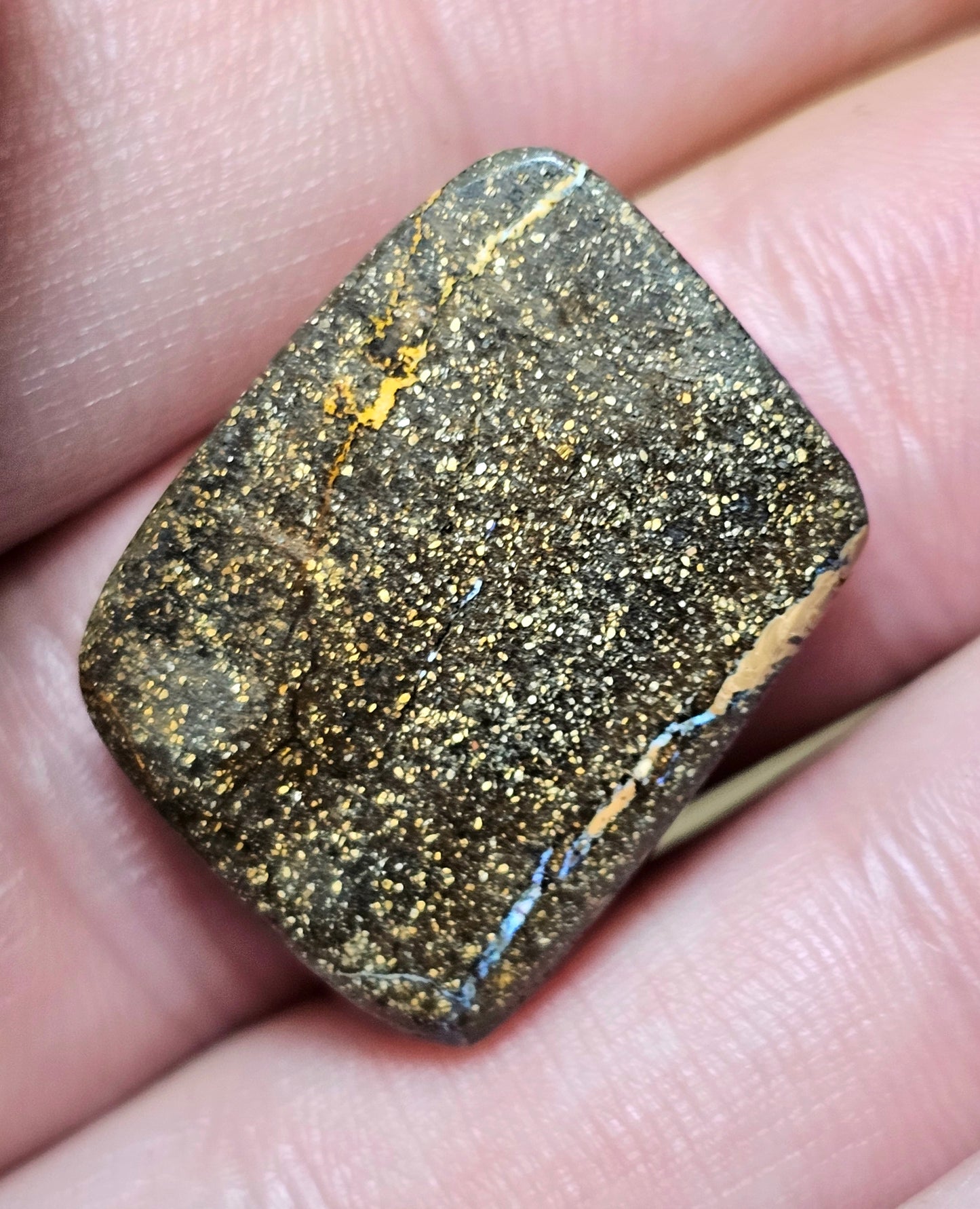 22cts Pretty Boulder Opal with Caramel colour on top(Monthly Special)(NBM31)