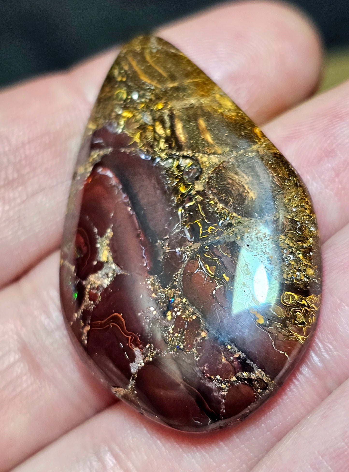 64cts Boulder Opal with a Pretty Pattern (Monthly Special)(MAT106)