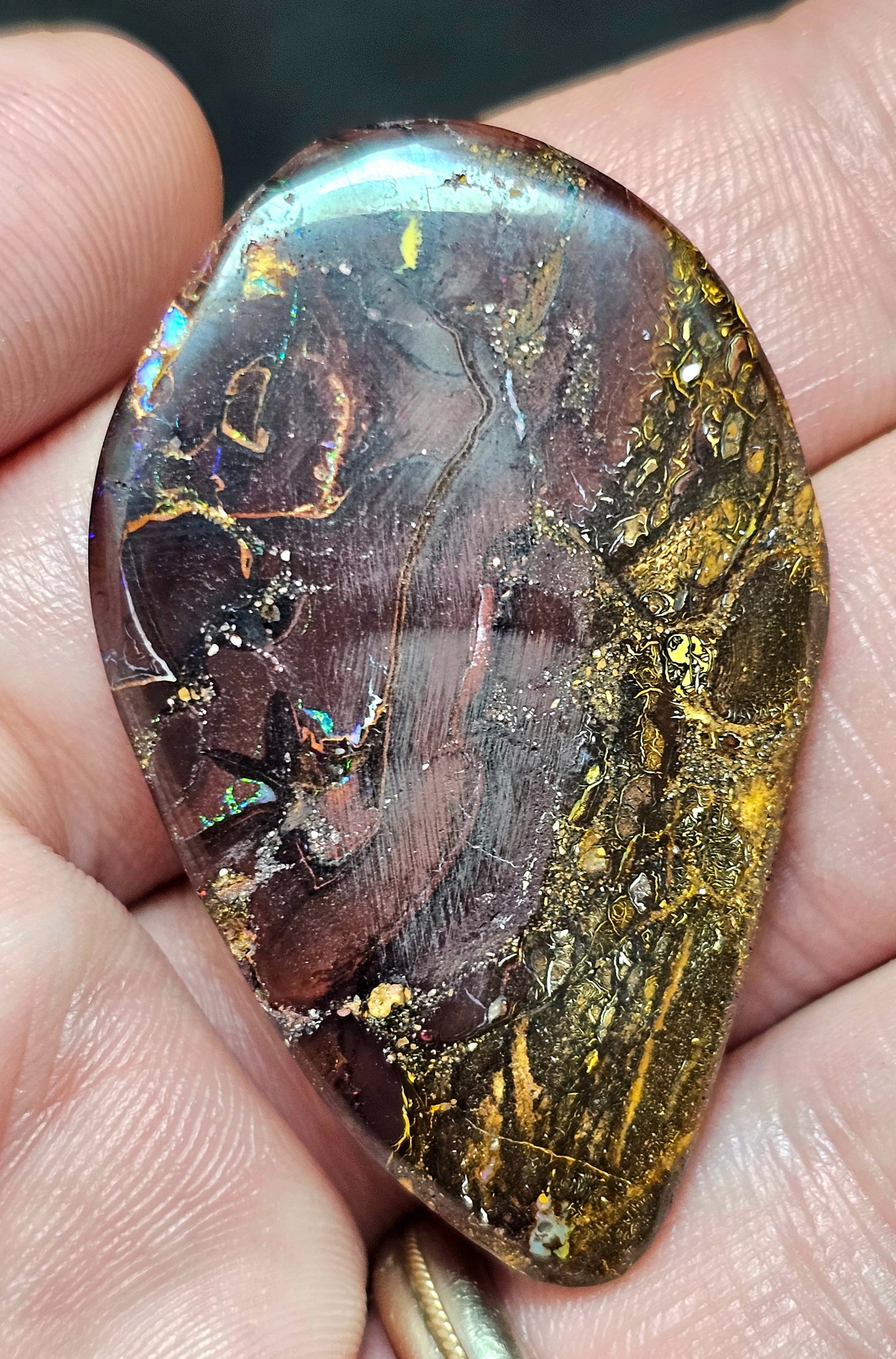 64cts Boulder Opal with a Pretty Pattern (Monthly Special)(MAT106)