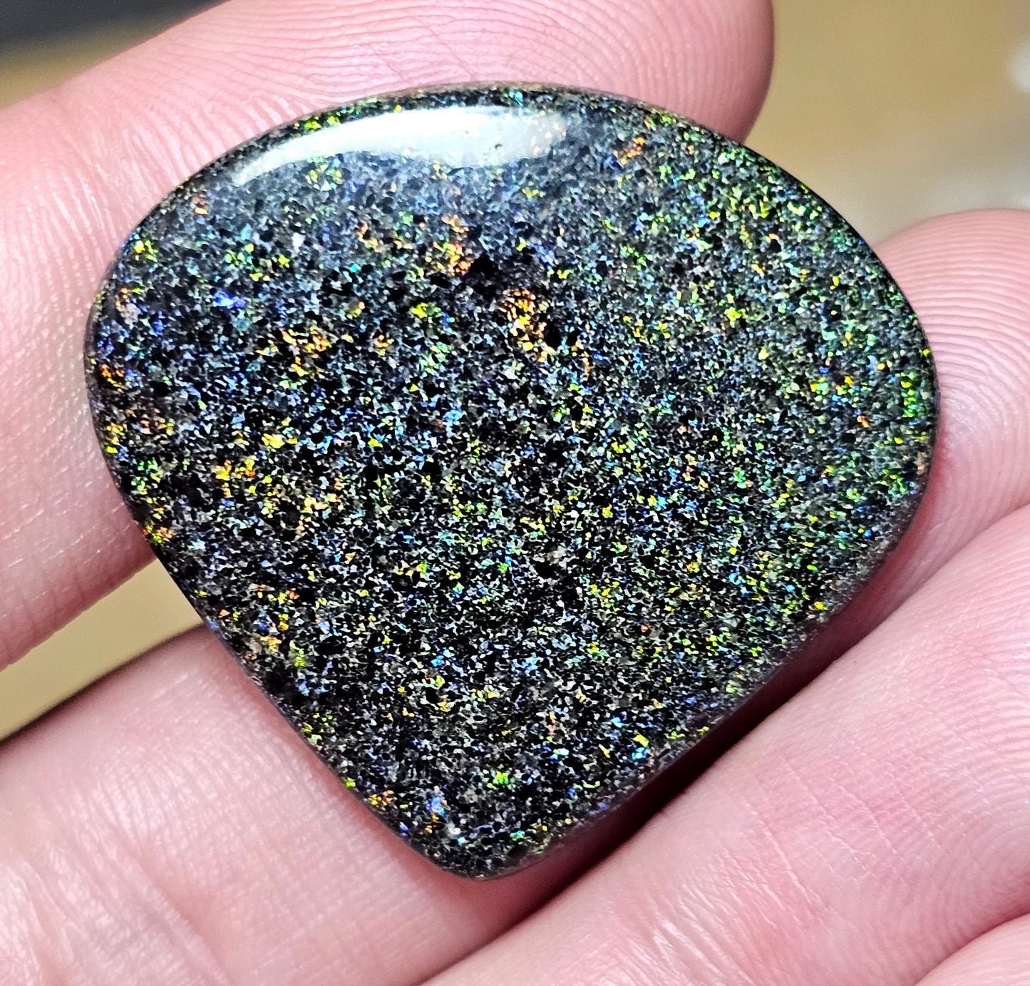 40cts Fairy Opal with Fantastic Pinfire Colour(JSMF13)